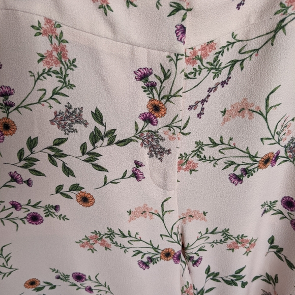 Alfani printed wide leg Emma botanical pant sz 12 - Picture 6 of 7
